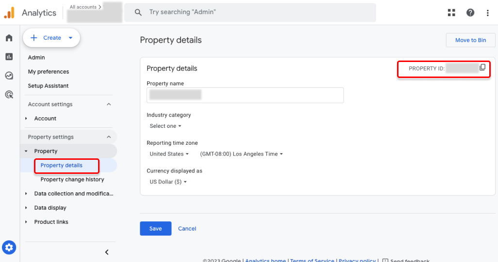 GA4 Property ID GA4 Property ID