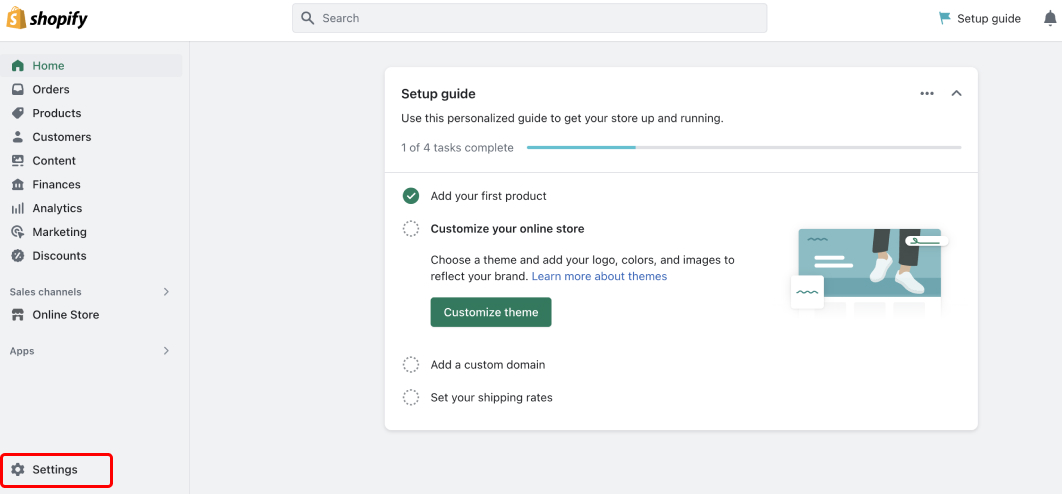 Shopify Store Settings Shopify Store Settings